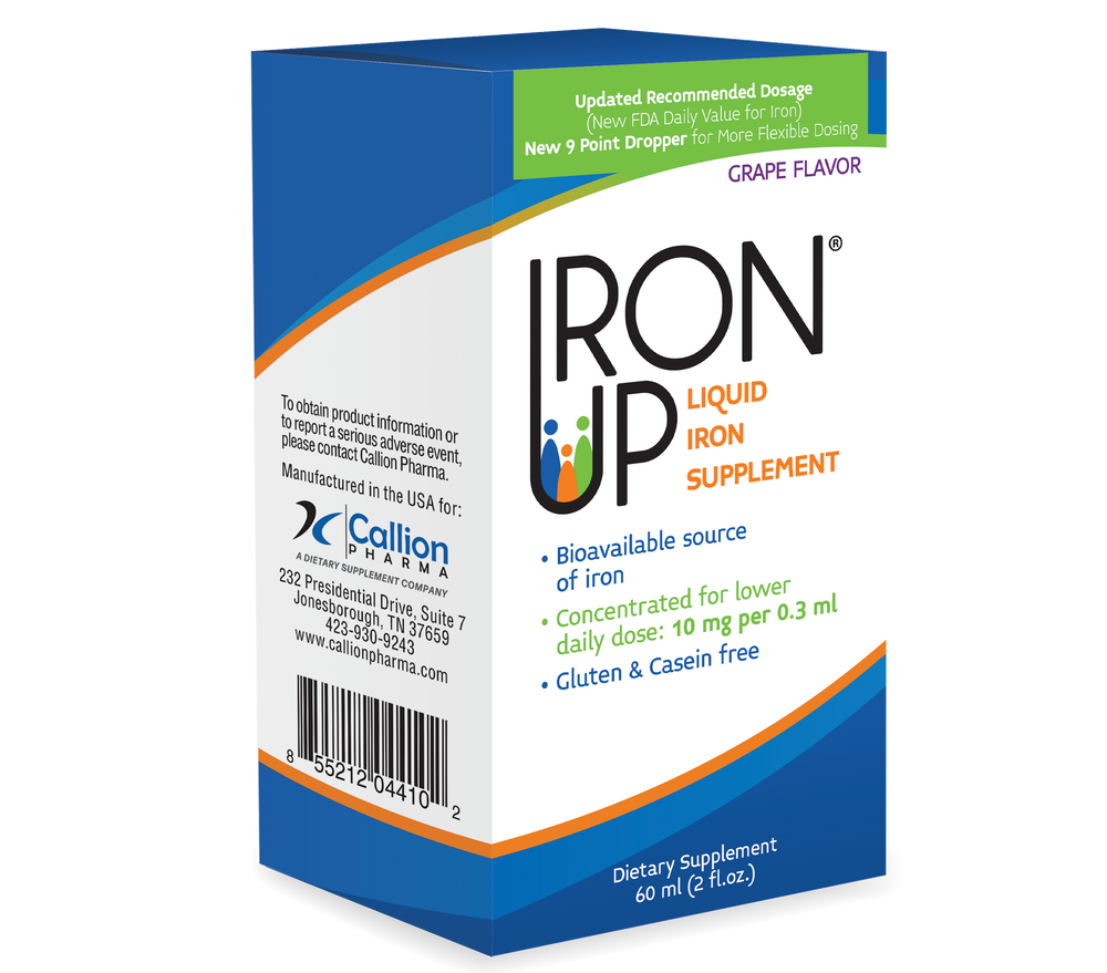 
                  
                    Load image into Gallery viewer, IronUp® Liquid Iron Supplement-Vitamin E-A.C. Grace Company
                  
                