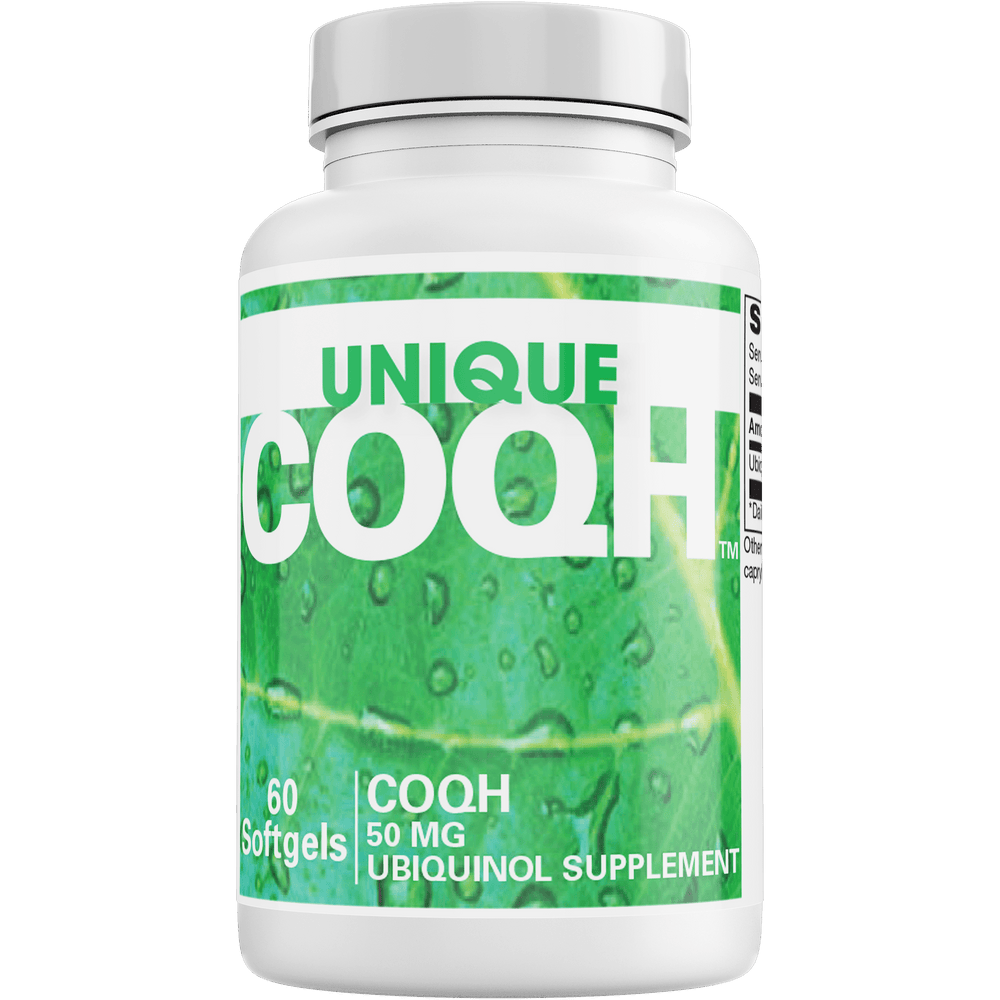 UNIQUE CoQH™ (50 mg) CQH 60 - Softgels-Vitamin E-A.C. Grace Company
