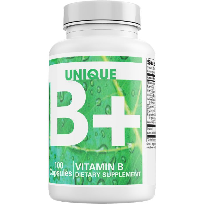 ACGrace - UNIQUE Vitamin B+ supplement - 100 Vegetarian Capsules.