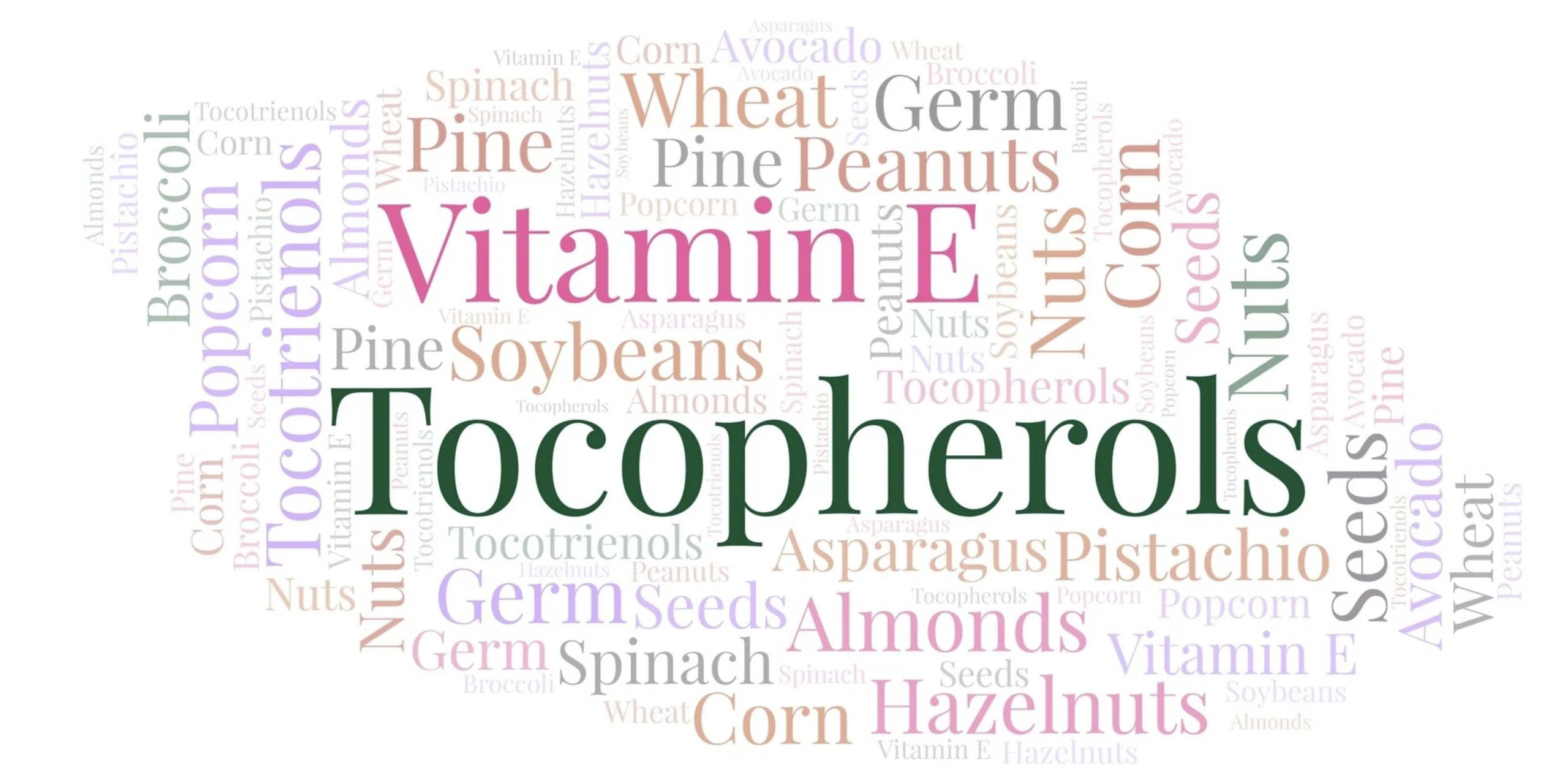 ACGrace - Vitamin e tocopherols word cloud.